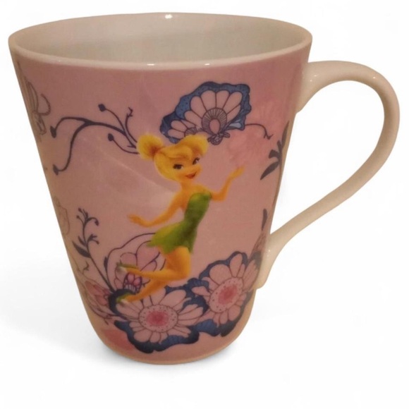Disney Tinkerbell Princess Fairy Fairies pink mug 8oz - Picture 2 of 6